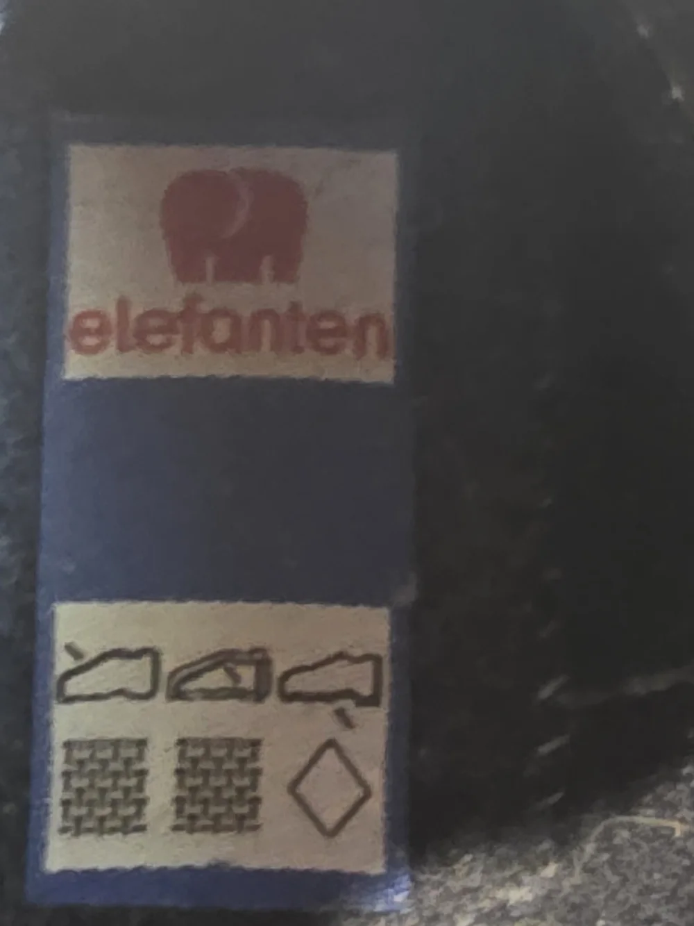 Elefanten Vintage Navy Blue Wool Boots Train Motif Toddler Size 11 Outdoor